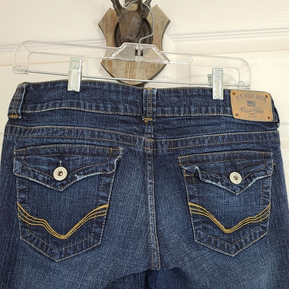 (892) US Polo Association Woman's Stright Leg Jeans, Size: 13/14 Color: Blue - Picture 13 of 13